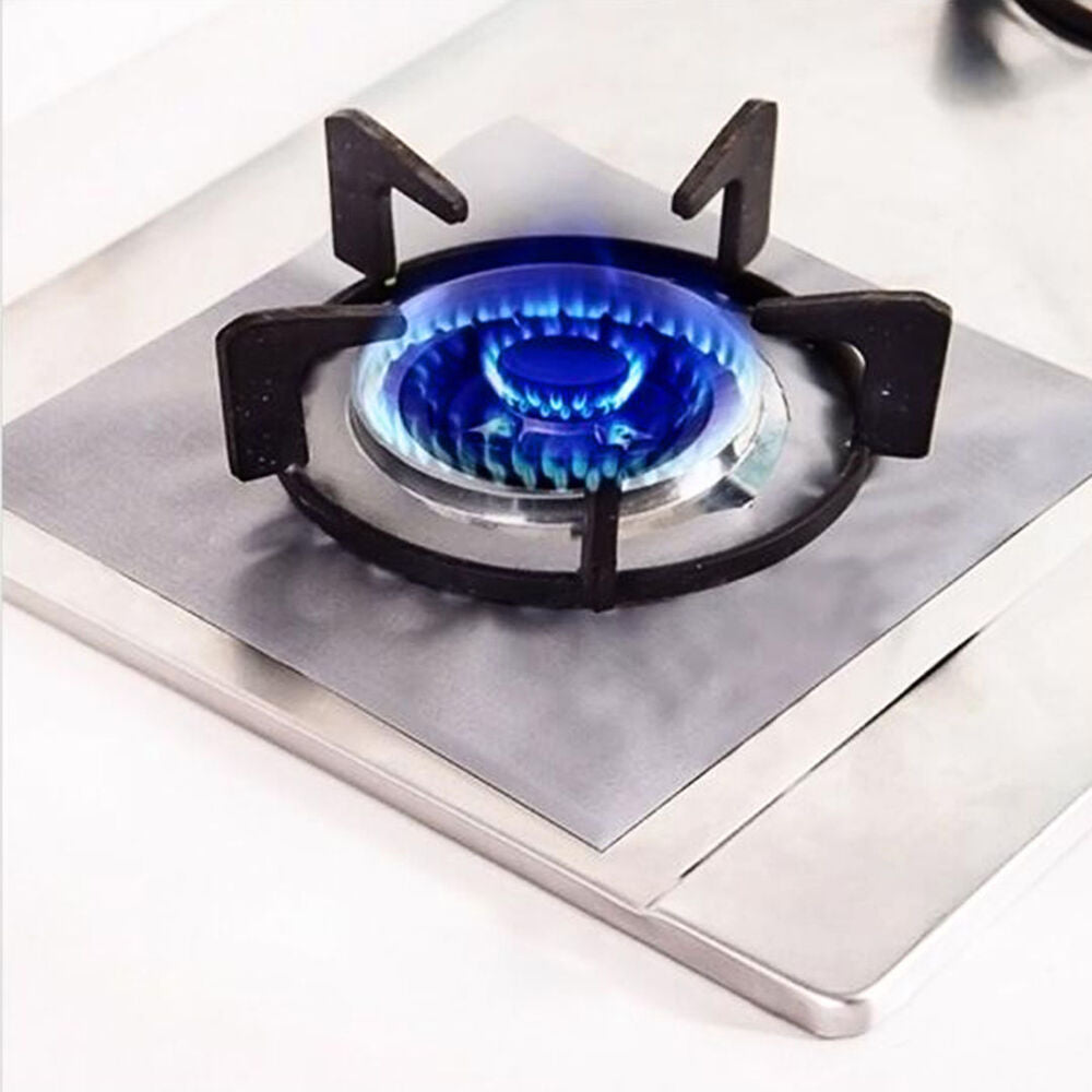 Reusable Foil Stove Clean Mat Reuseable Gas Oil Protector Liner Burner Cover