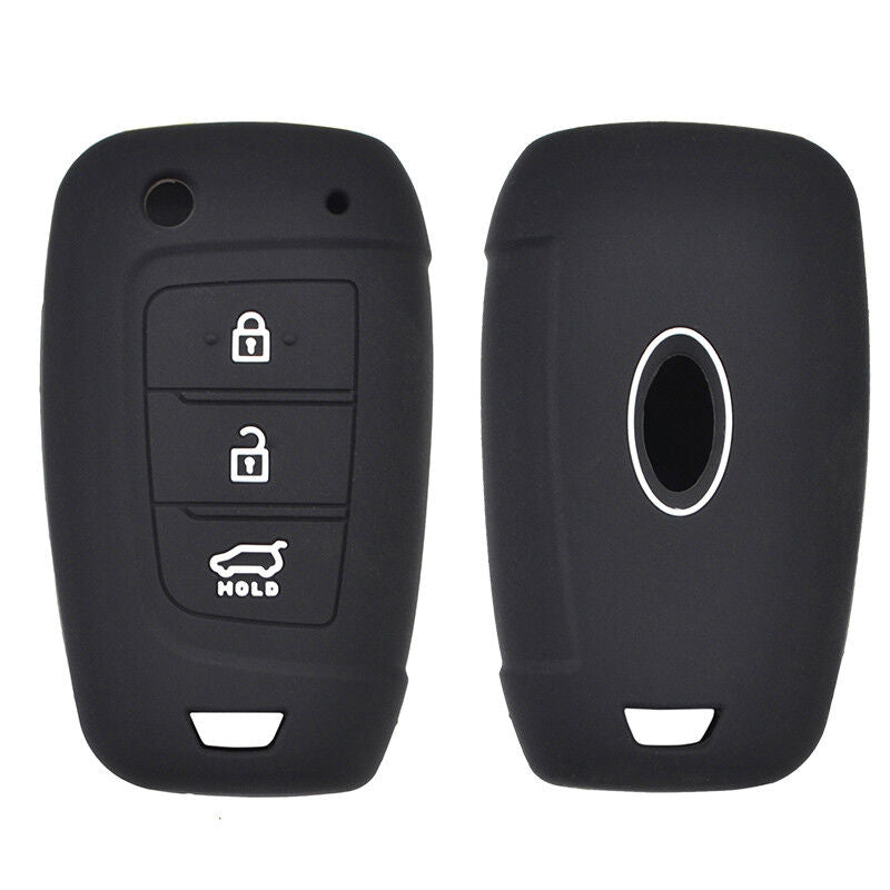 XUKEY Silicone Car Key Cover Case Remote Fob For Hyundai I30 Solaris 、Verna kona