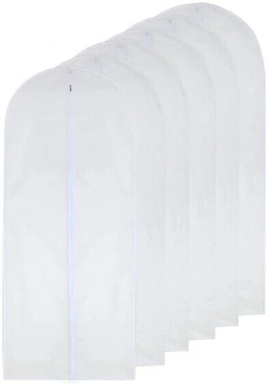 Garment Bag Travel for Suit Dress Storage Clear Cover Full Zipper Coat Carrier