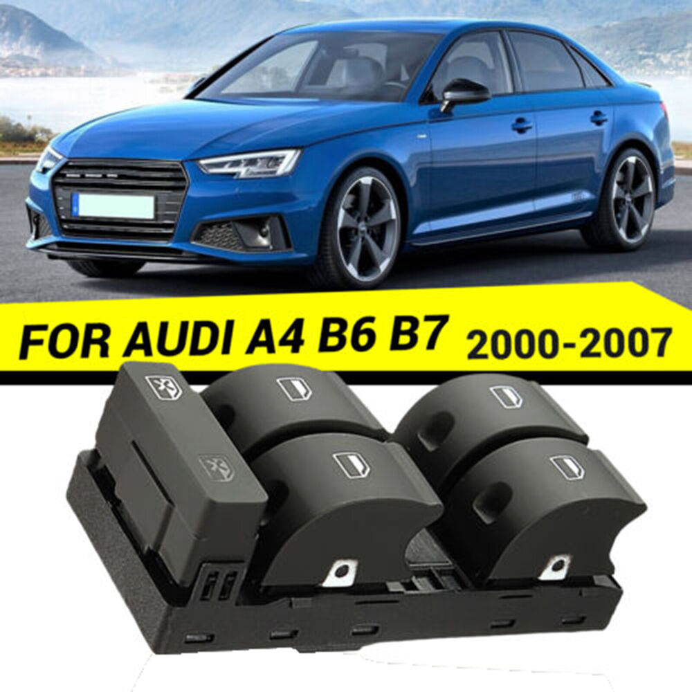 Master Power Window Door Switch for 2000-2008 AUDI A4 B6 B7 2001 2002 2003 NEW