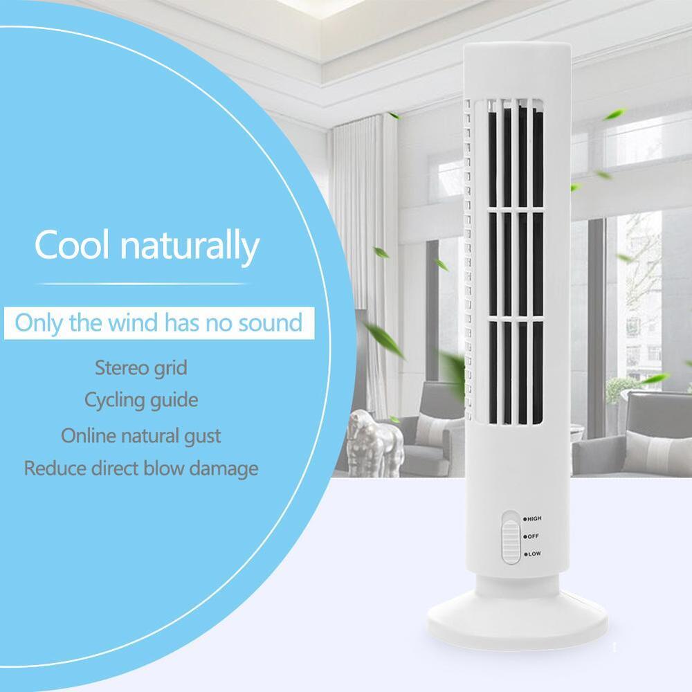 Useful Tower Fan Oscillating Floor Fan 2 Speed Low Noise for Living Room Bedroom