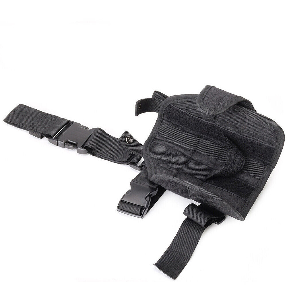 2pcs Tactical Thigh Holster Gun Leg Hunt Military Sports Pistol Pouch Puttee