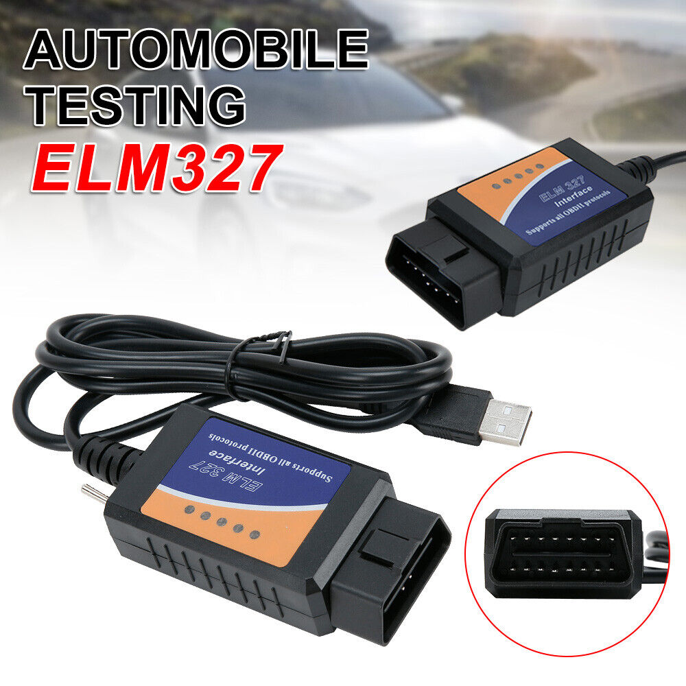 Obd2 Scanner Elm327 Usb Retrofit For Ford Elmconfig Latest Chip Hs-can Forscan