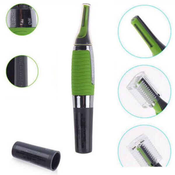 Men Nose Ear Face Neck Eyebrow Hair Mustache Beard Trimmer Shaver Clipper Remove