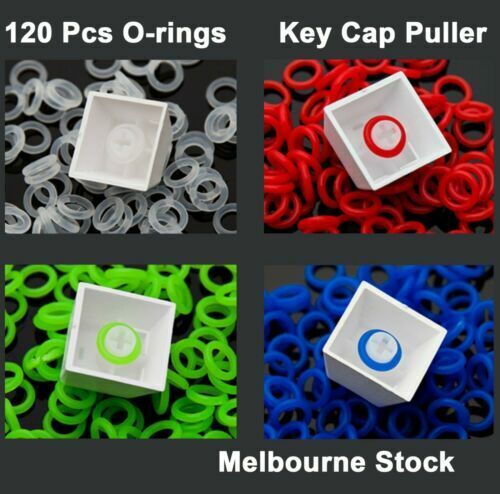 Keycap Rubber O-Ring Keyboard O Rings Switch Dampeners Cherry MX Key Stem 120 Pc