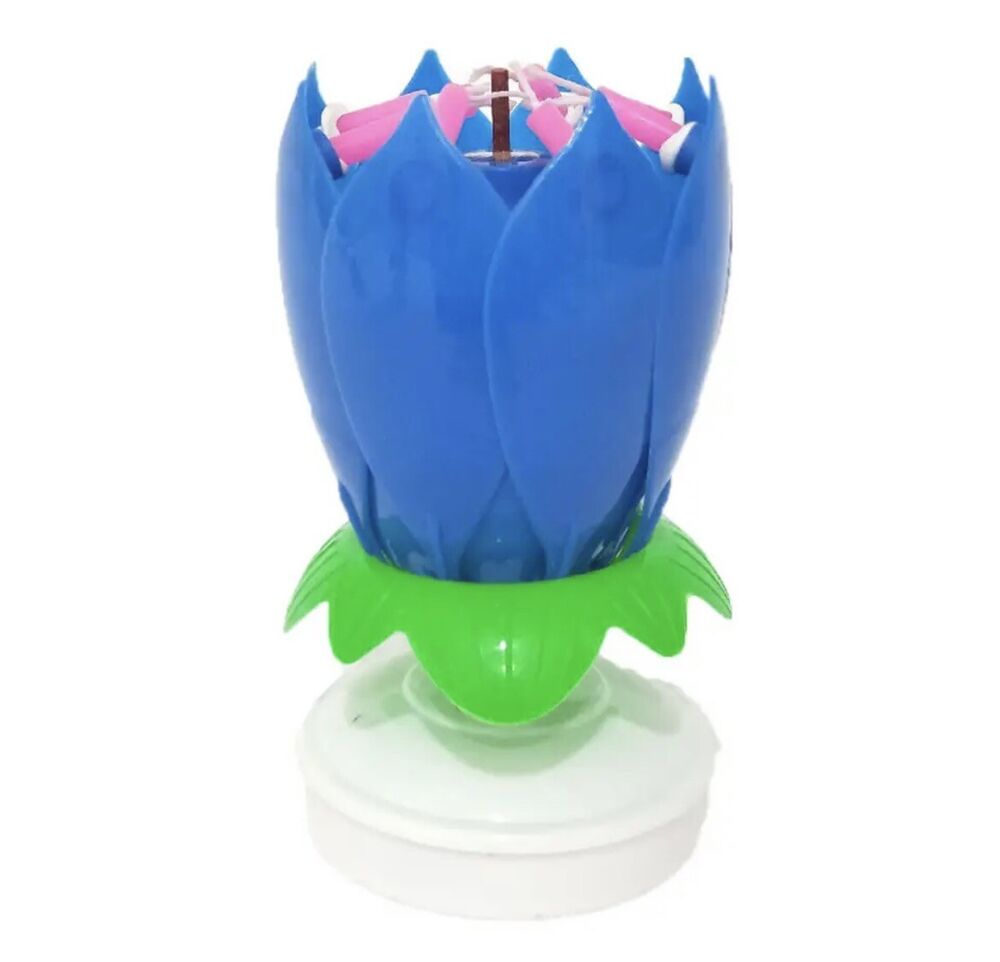 Lotus Flower Birthday Candle