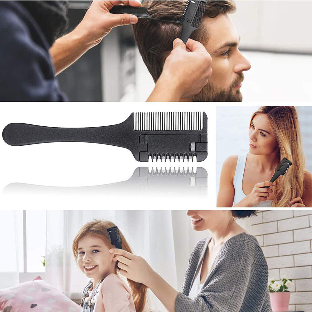 Professional Hairdressers Razor Comb Razor DIY Hair Cutting Thinning Trimmer