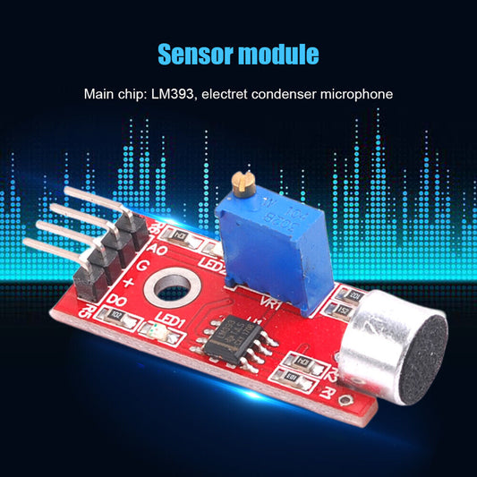 Module High Sensitivity Sensor Module LM393 for Voice Controlled Lights