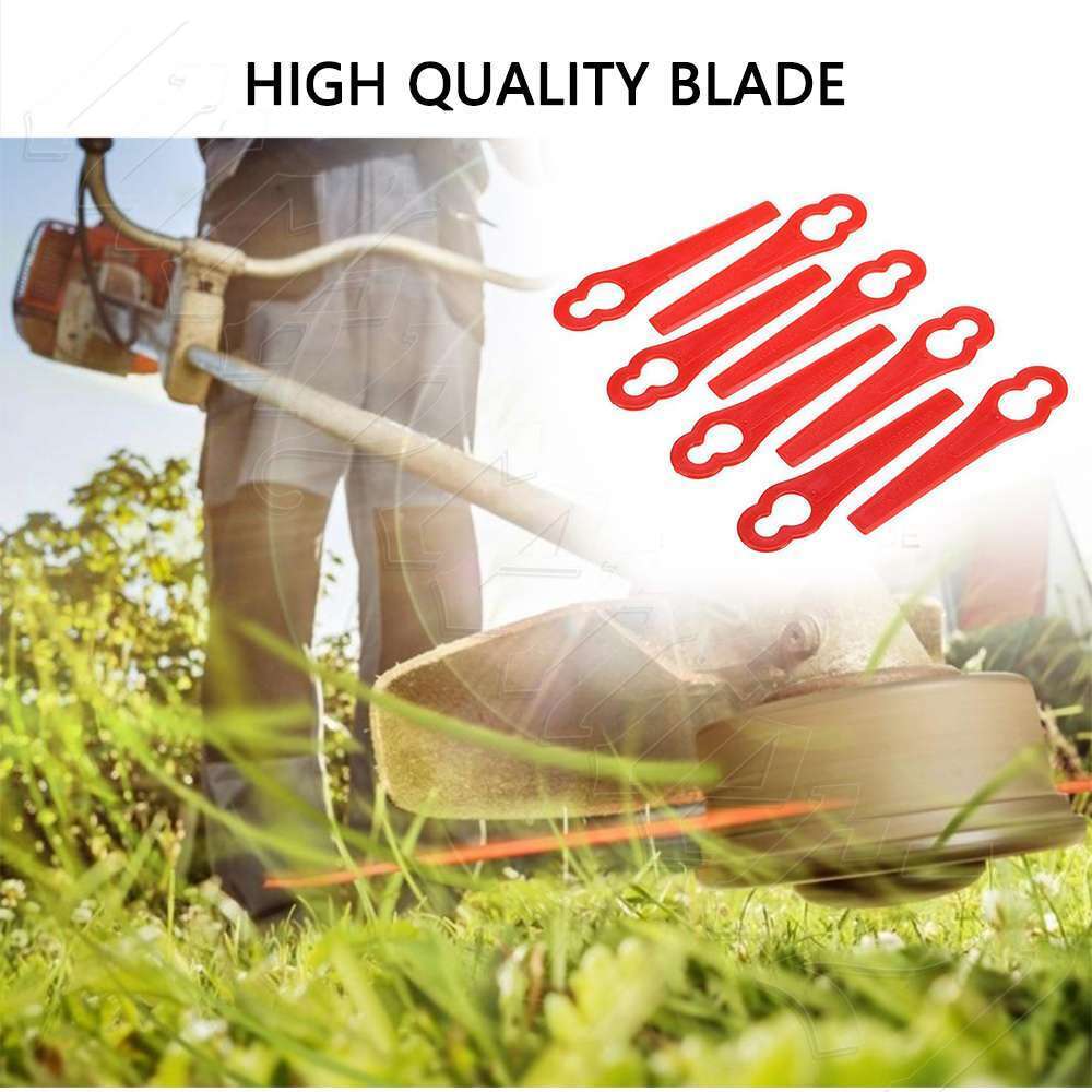 100 X Plastic Grass Trimmer Blade For Ozito Kuller Bosh Cordless Whipper Snipper