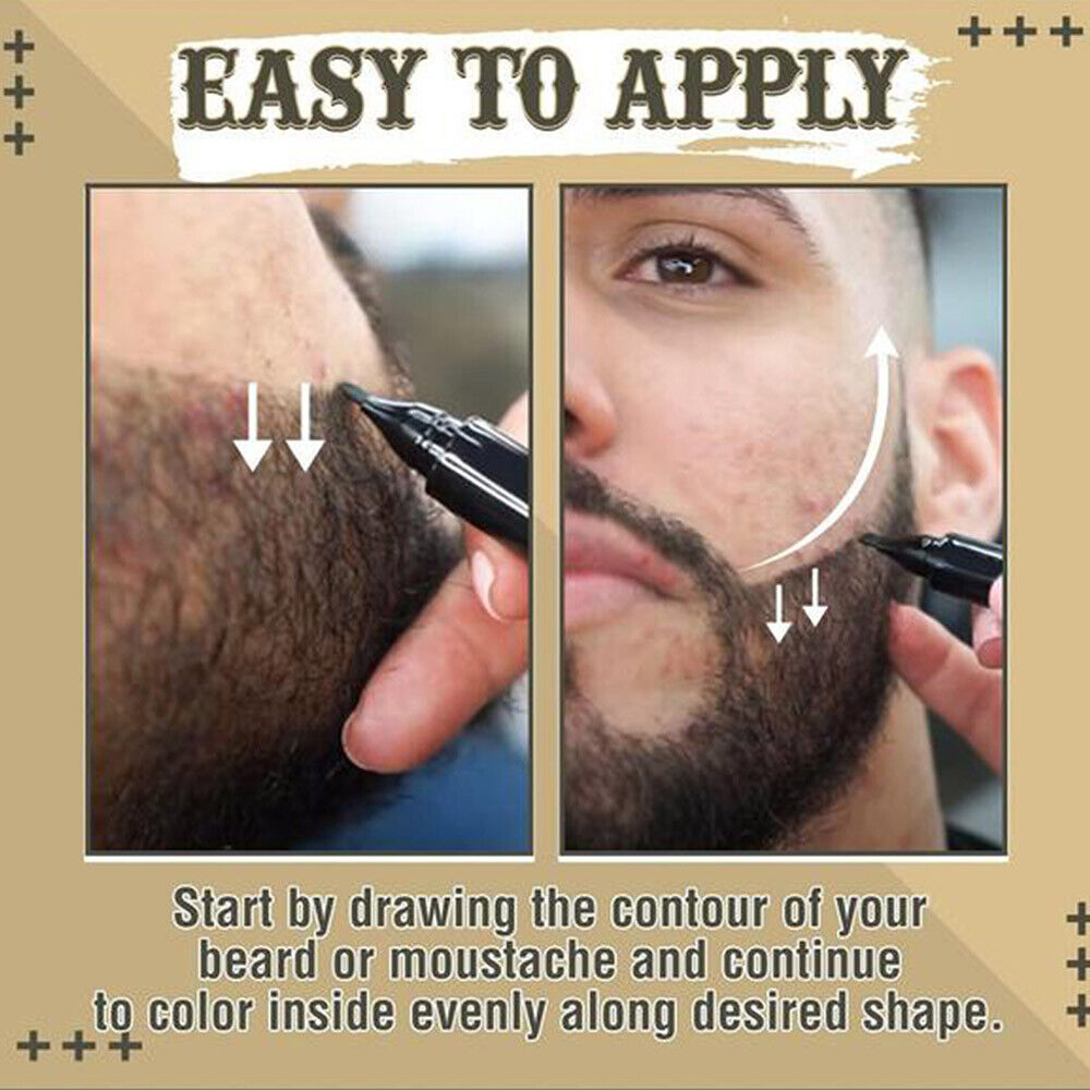 Hair Beard Filler Pen Beard Camouflage Hair Grower Beard Fr Men With Beard Brush