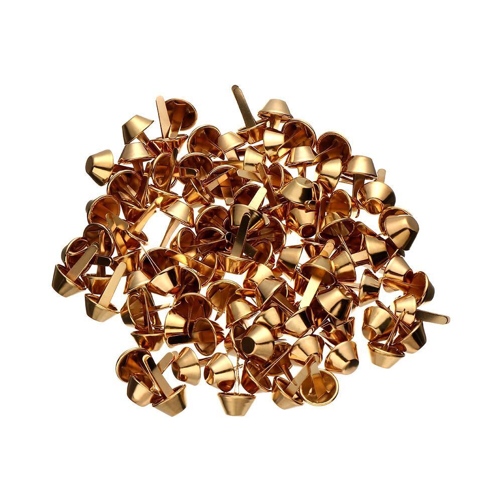 100pcs Purse Handbag Jewelry Making Studs Retro Rivets Metal Feet Bag Accessories