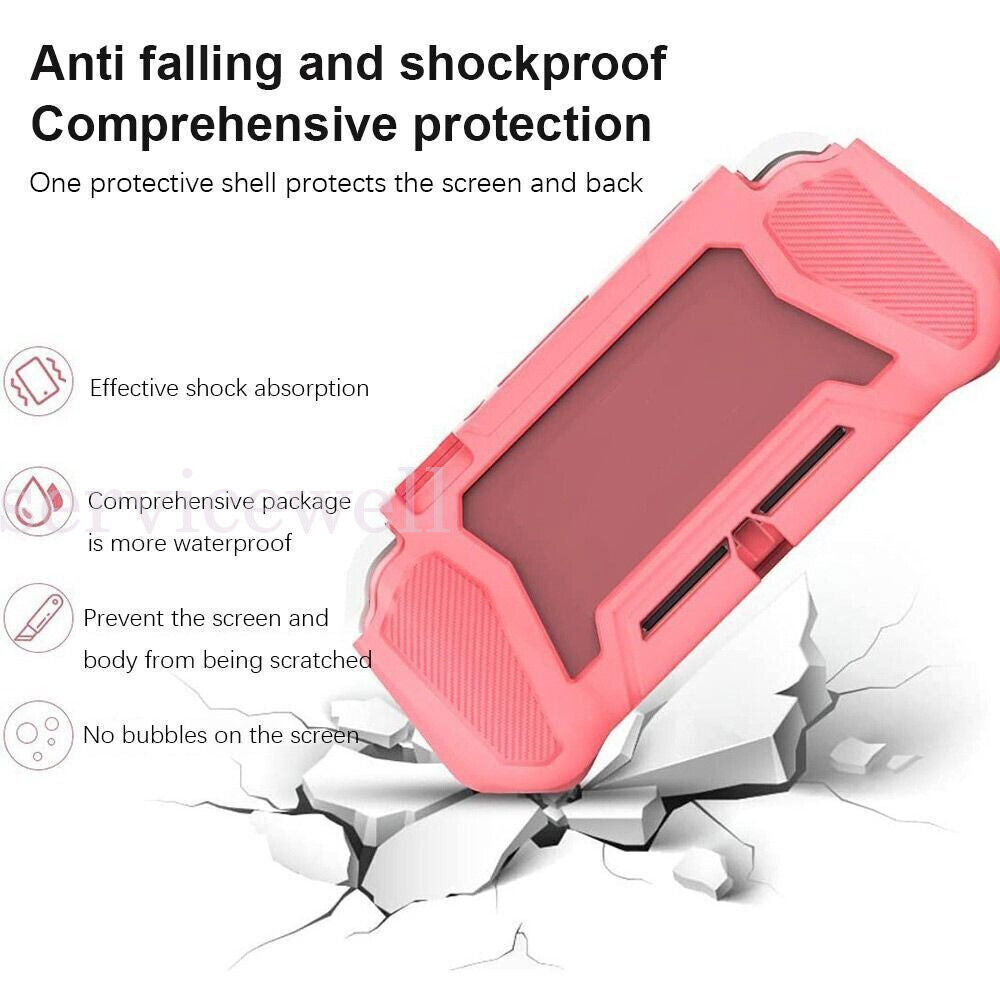 Soft TPU Case Protective Full Cover Shell For Nintendo Switch Lite Game Console