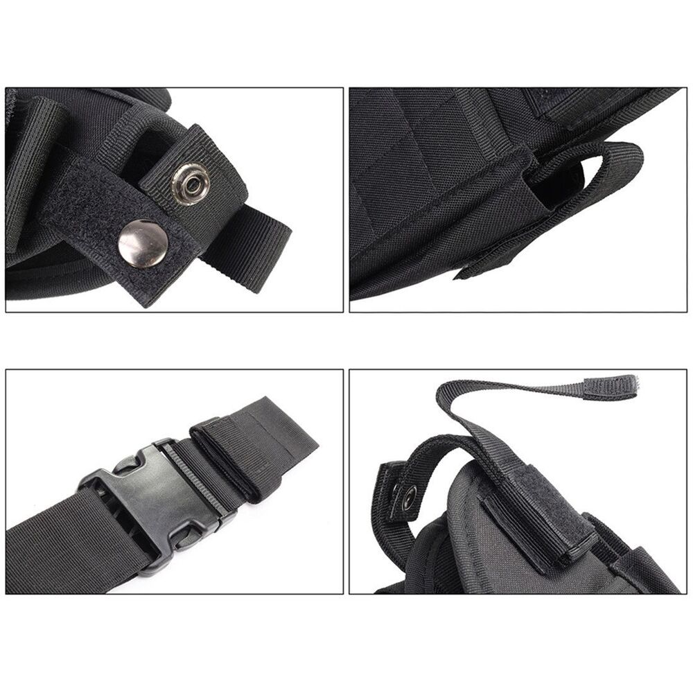 Military Sports Hunt Pistol Pouch Leg Tactical Thigh Holster Puttee Gun