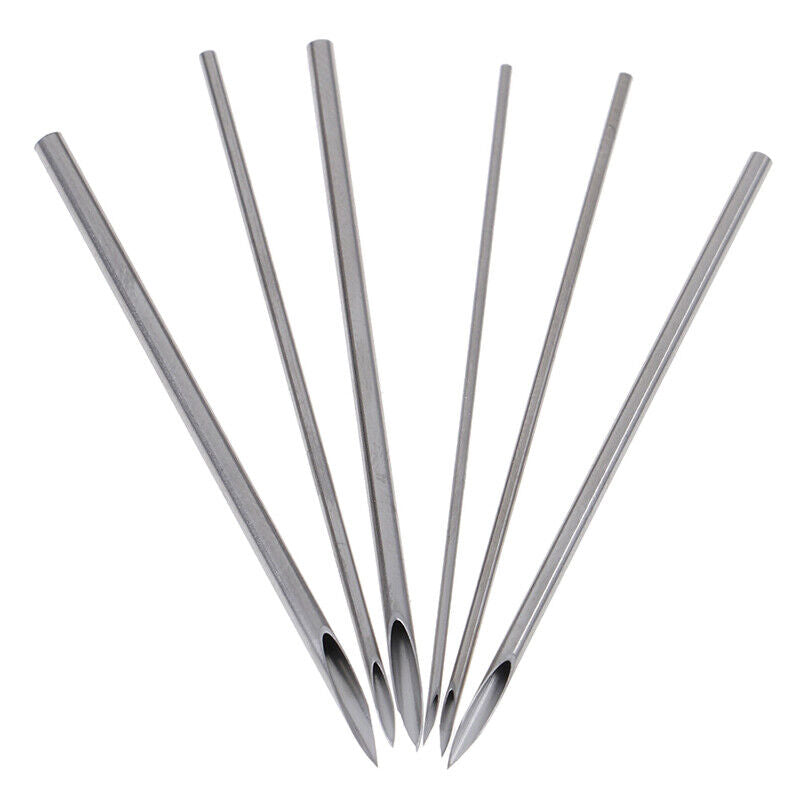 10Pcs Disposable Sterile Body Piercing Needles Tattoo Piercing Needles Kit-qy