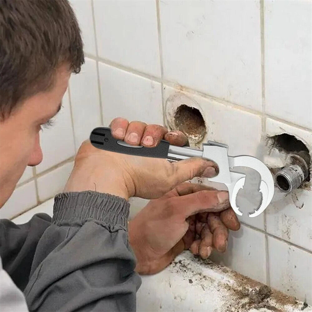 Multifunction Adjustable Double-ended Wrench Bathroom Water Pipe SpannersTool