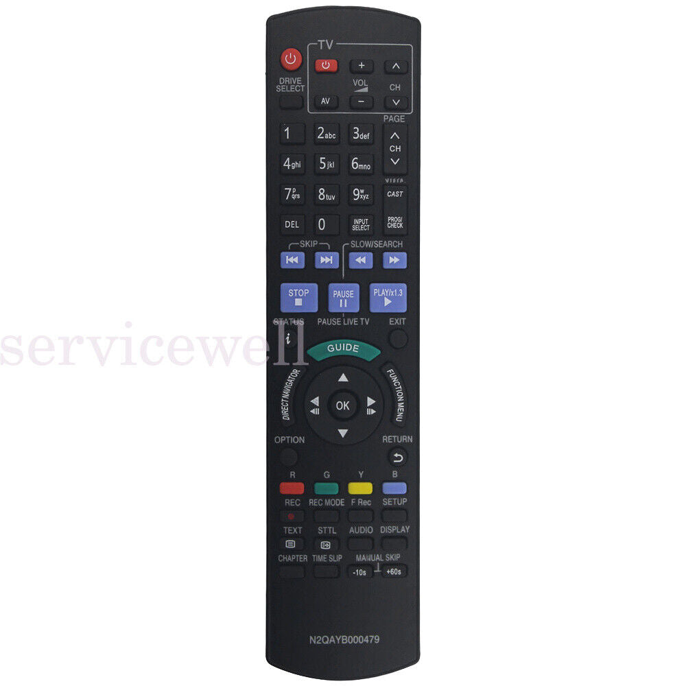 New Remote Control For Panasonic TV DVD LCD Plasma Blue Ray DMP-BD75 IR6