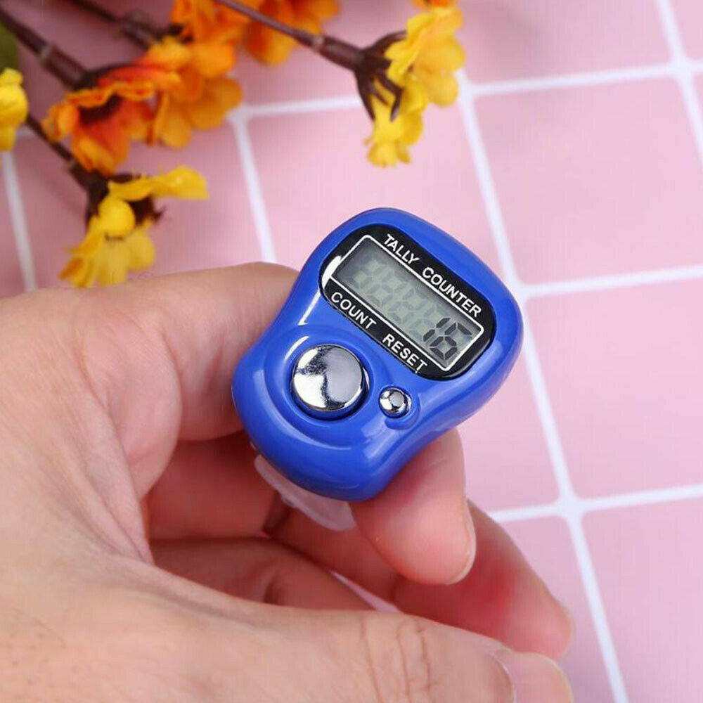 5 x Tally Counter Electronic Digital Mini Clicker Golf Score Stroke Hand Held Finger