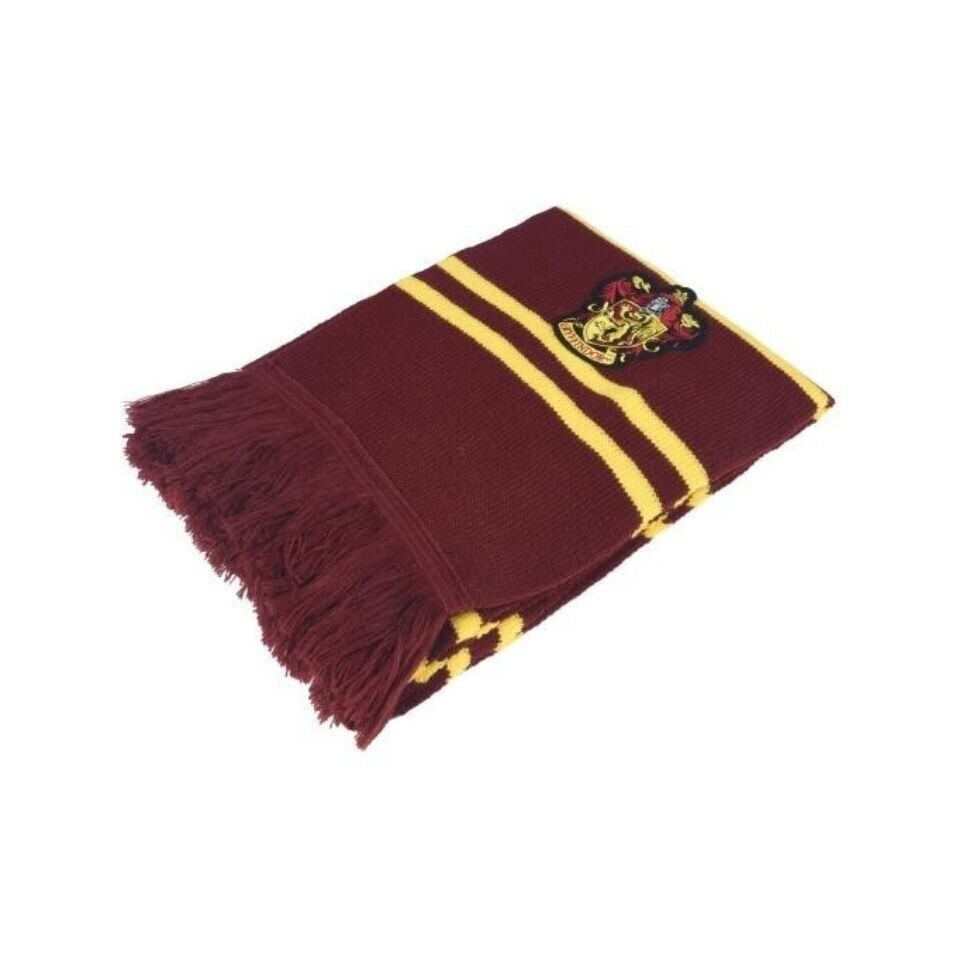 Harry Potter Gryffindor Slytherin Striped Knit Warm Scarf Costume Cosplay Gift