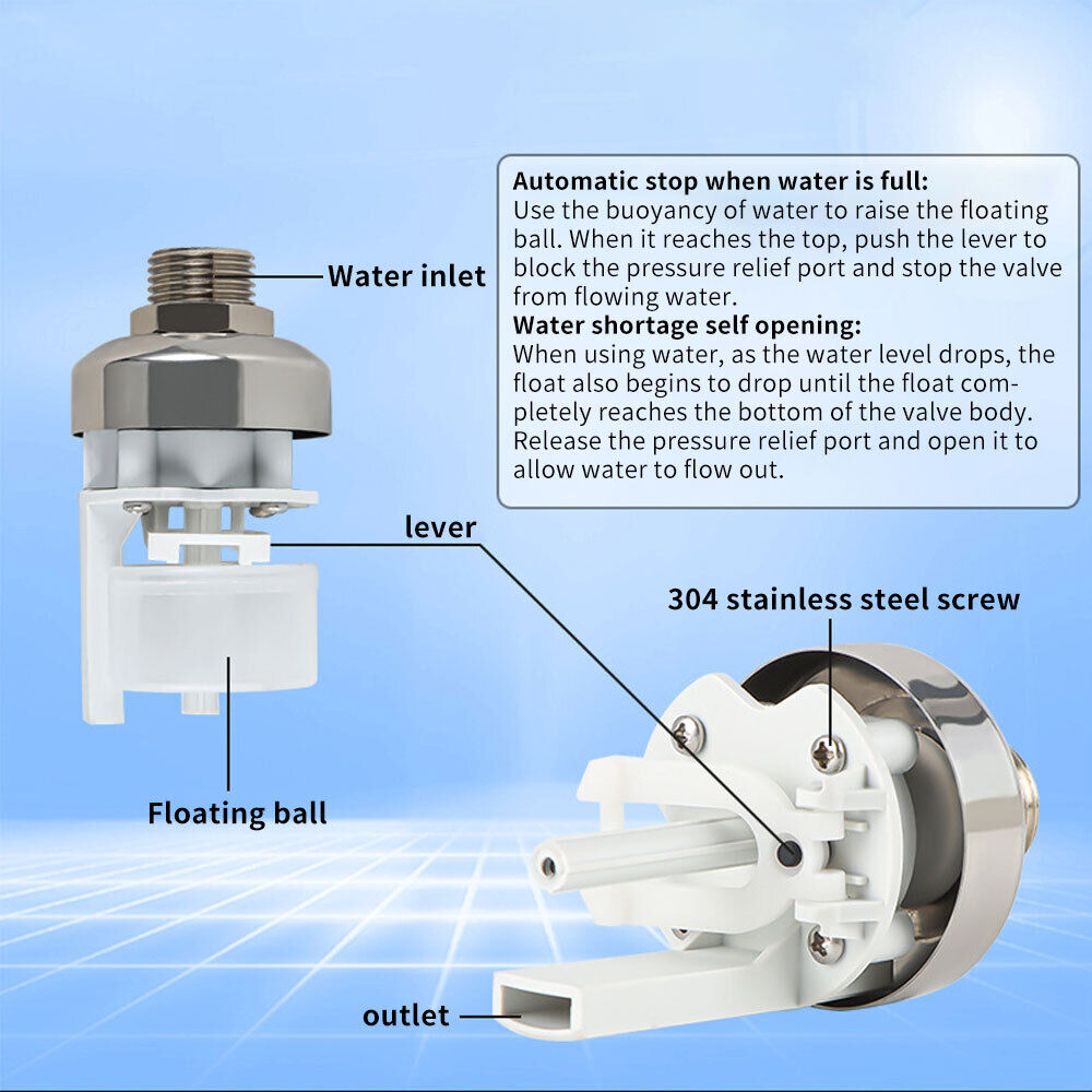 304 Stainless Steel Fully Automatic Water Level Control Float Valve