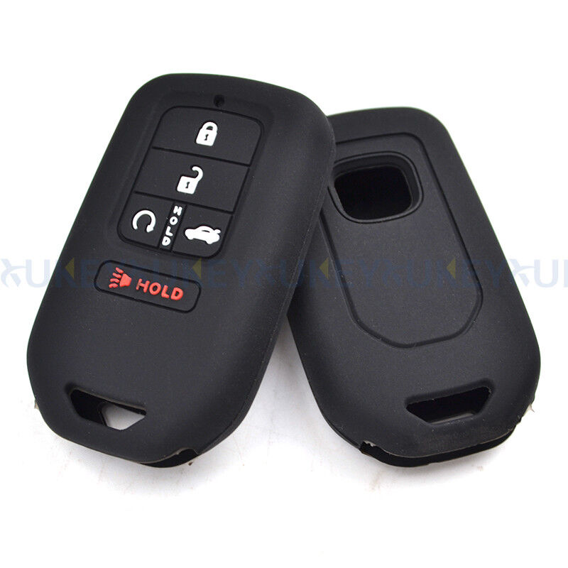 Silicone Key Case Cover For Honda Civic, Accord CR- V Pilot HR-V 2019 Fob Holder