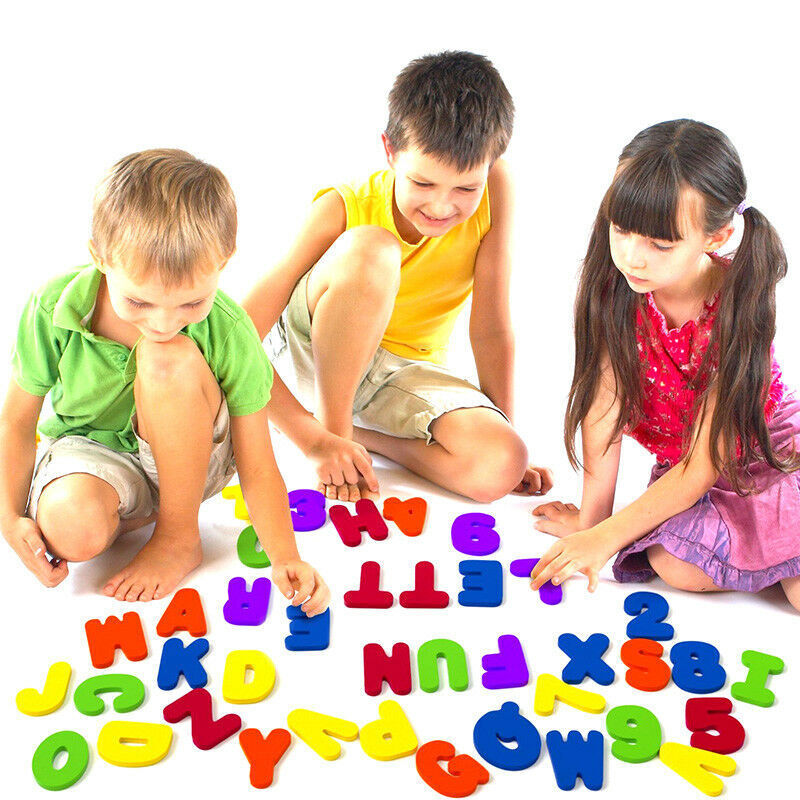 36pcs Children Education Alphabet Learning Toy Bath Tub Foam Letters Numbers Set