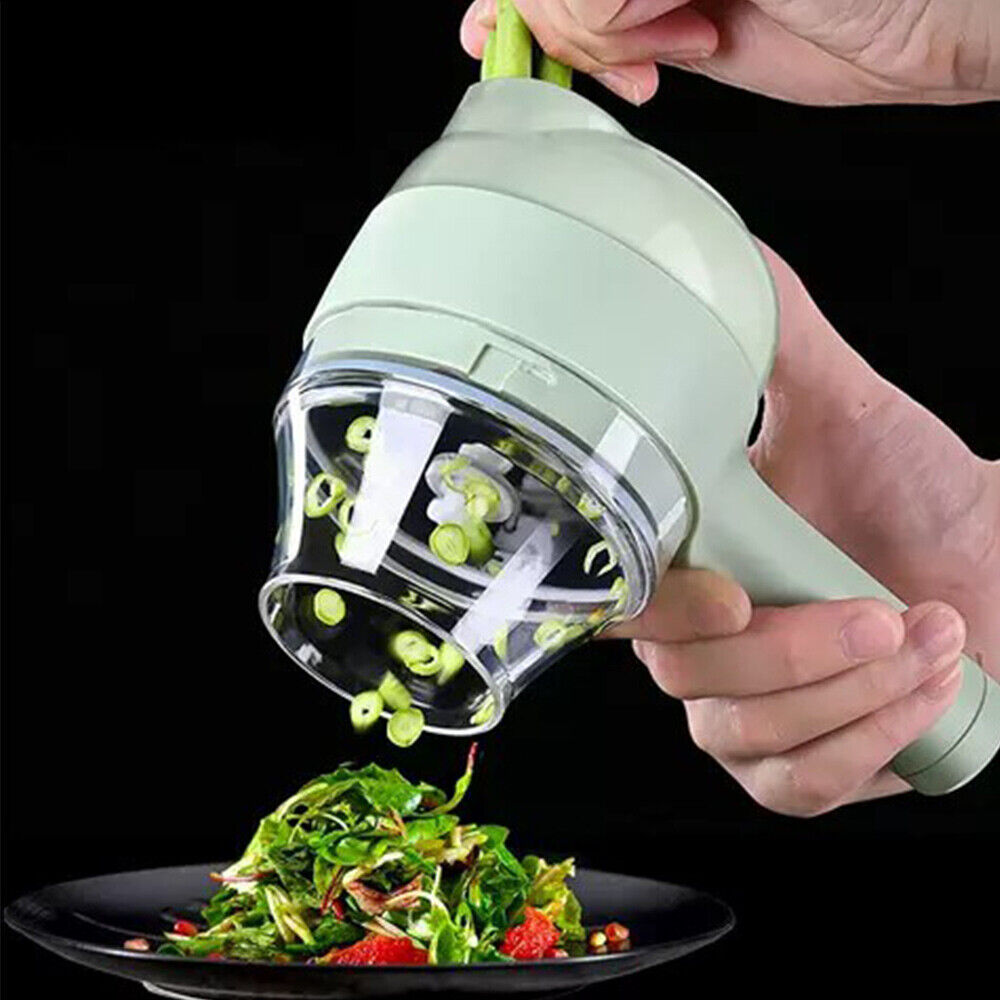 4In1 Handheld Electric Vegetable Slicer Assist Fruit Cutter Multifunction Tool