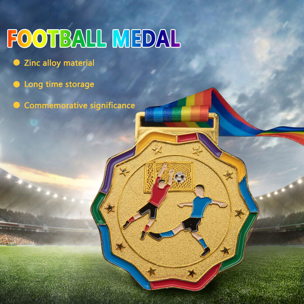 Football Game Medal Sports Competition Awards Winner Award Medals Souvenir Gi