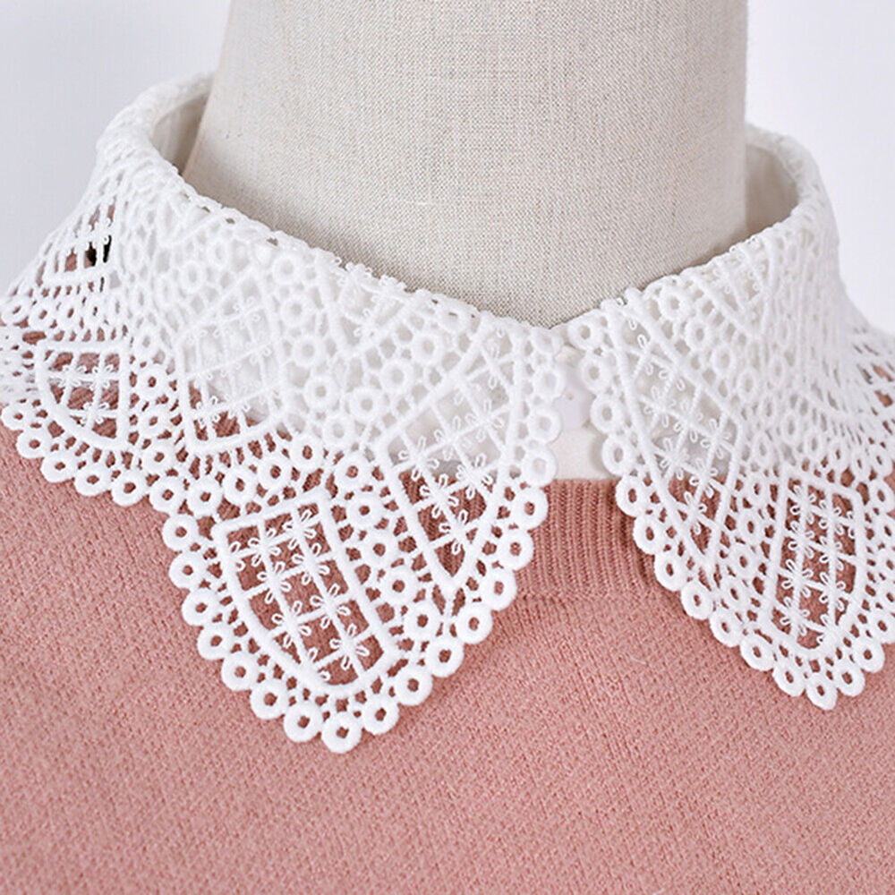 Women Detachable Blouse Collar Elegant Sweater Top Neckline Clothing Accessor