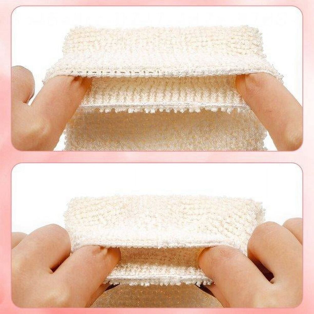 2pcs Bath Shower Towel Exfoliating Glove Mitt Scrub Remove Dead Skin-Mitten