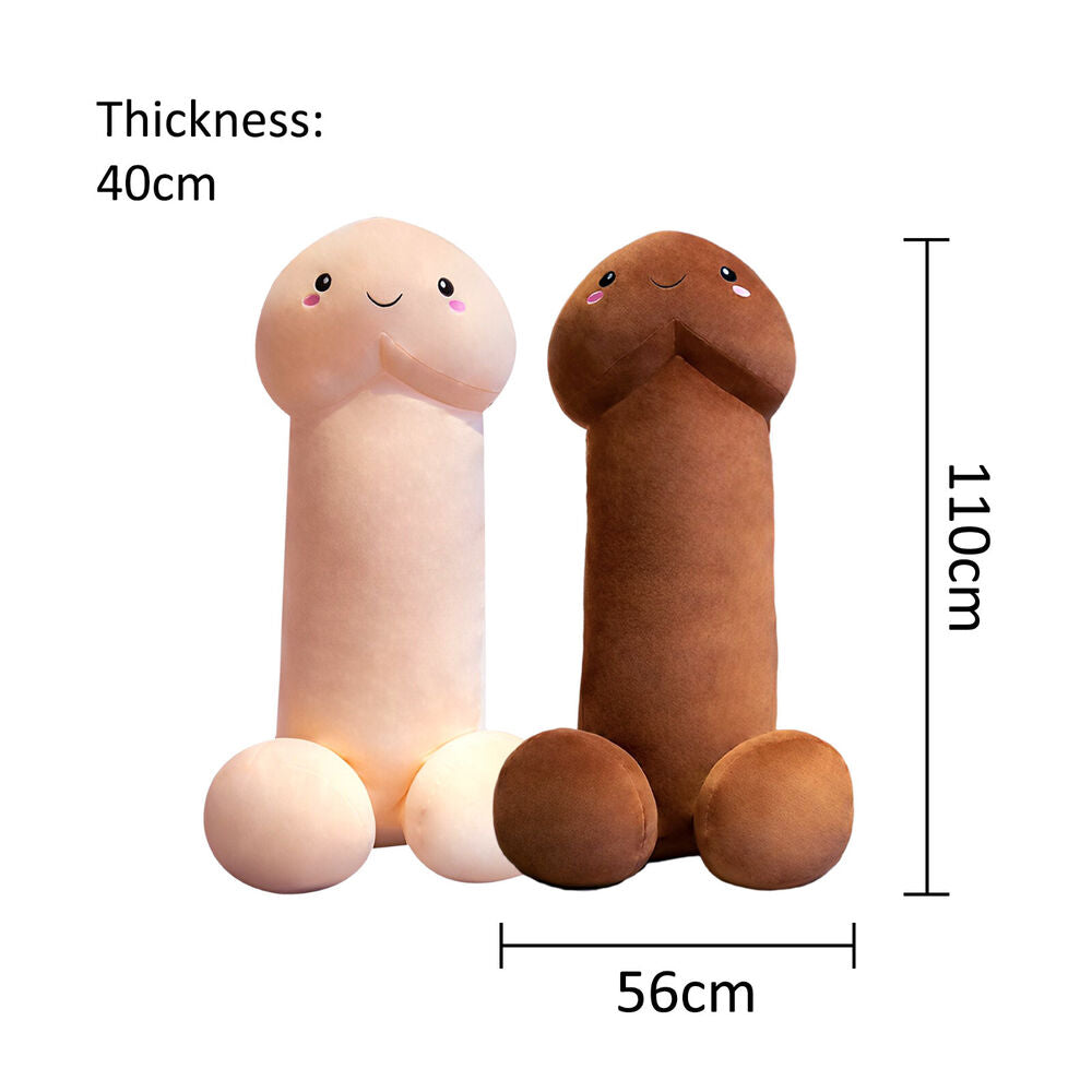 30-110cm Large Penis Plush Toy Funny Pillow Cushion Cute Plushie Christmas Gifts