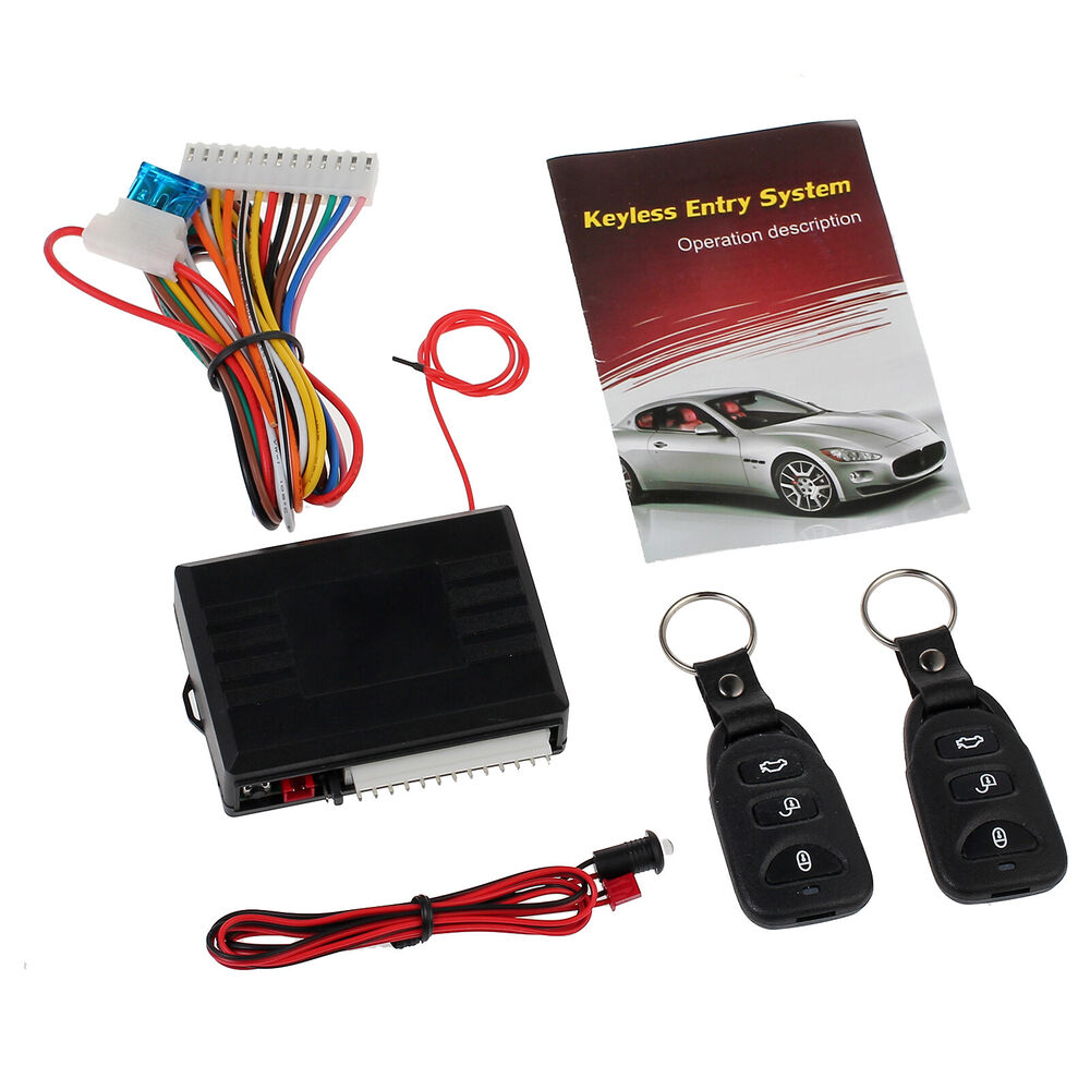 Auto Car Remote Central Kit Control Door Lock Locking Keyless Entry System