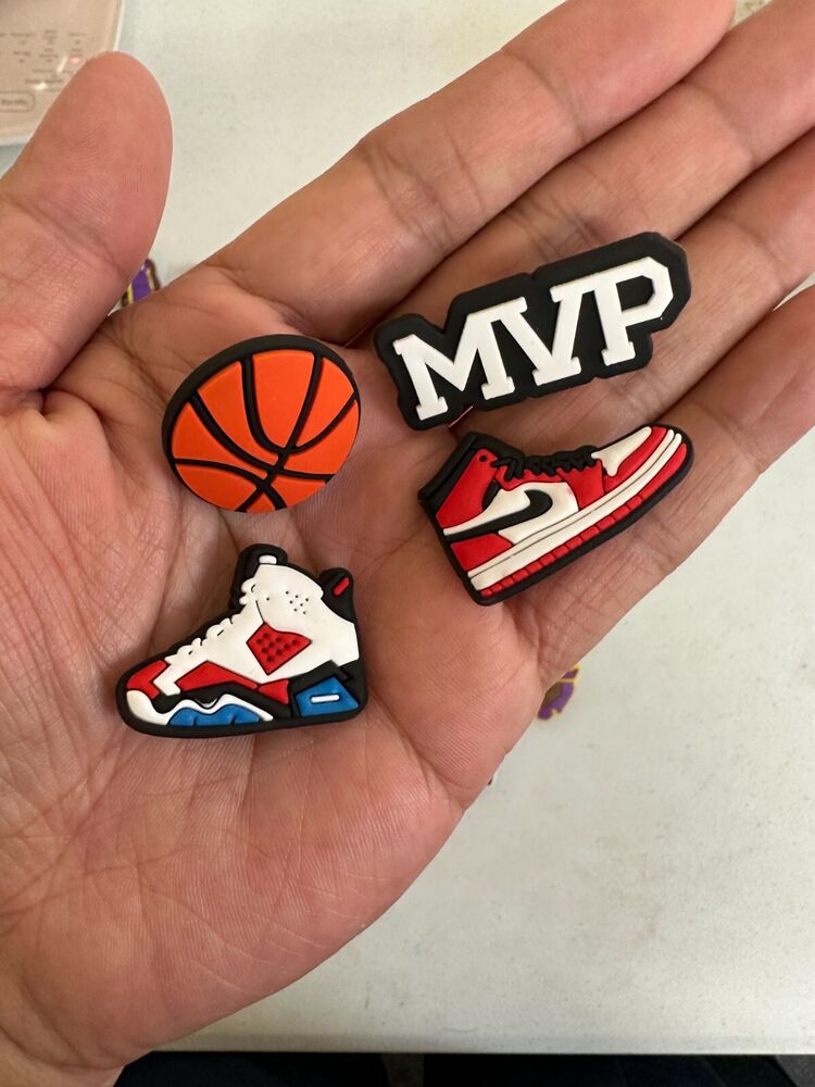 50Pcs NBA Basketball Sports Shoe Series Charms