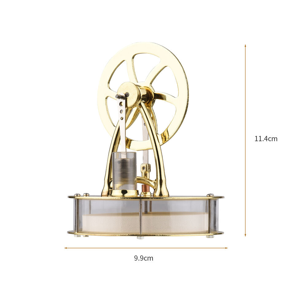 Low Temperature Stirling Engine Motor Model Assembled Electricity Generator Toy