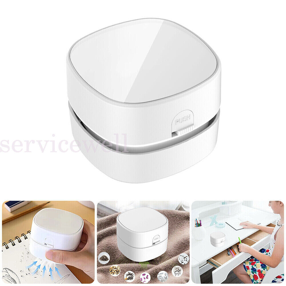 Mini Vacuum Cleaner Office Desk Dust Home Table Sweeper Desktop Cleaner