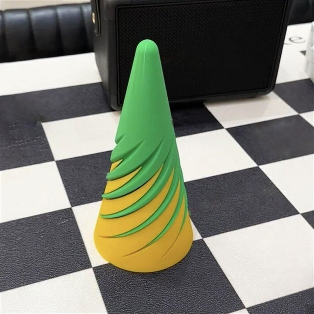 Impossible Pyramid Passthrough Sculpture Helix Screw Fidget Toy Spiral Cone Toy