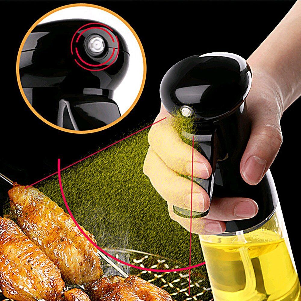 Olive Oil Sprayer Dispenser Cooking Baking BBQ Roasting Oil Spray Bottle #T