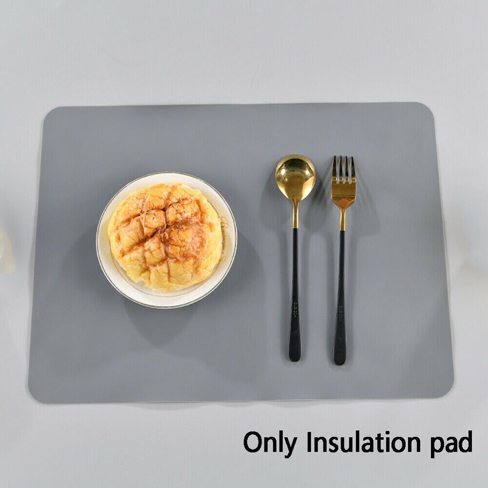 Silicone Non Slip Heat Resistant Placemat Mat Desk Kitchen Table Pad Waterproof