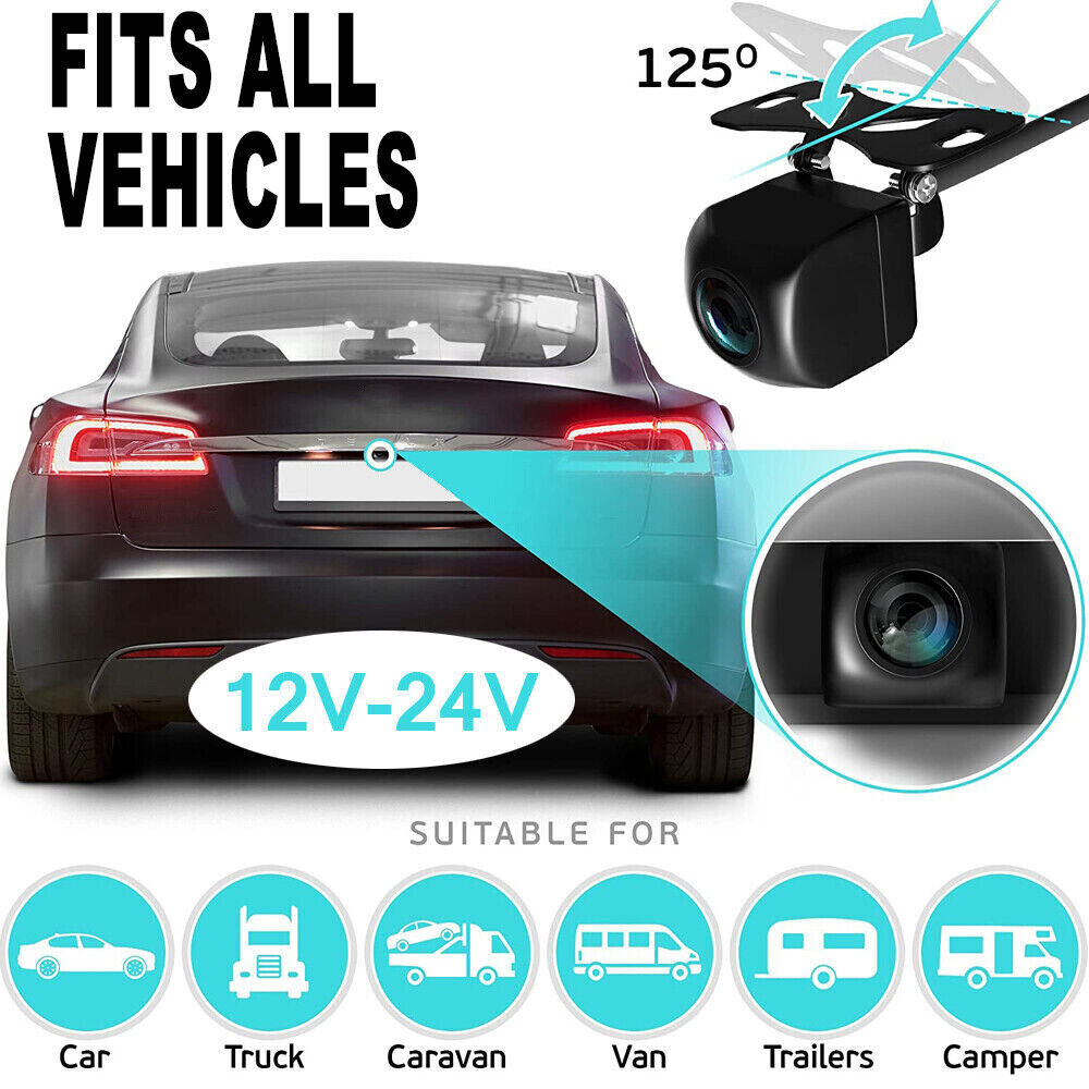 1 set Waterproof 170° Reverse Camera Car Rear View Backup Parking Cam HD Night Vision