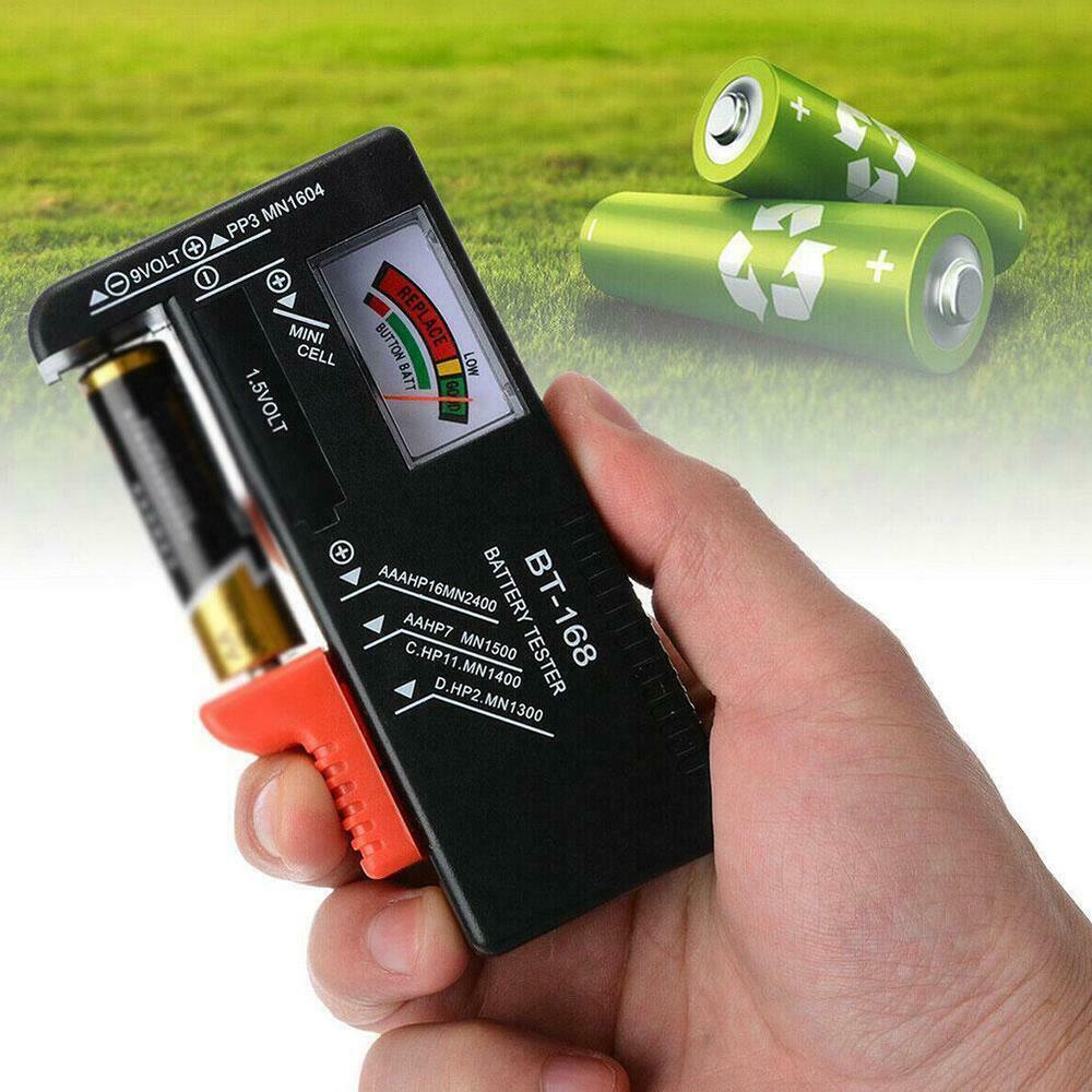 Battery Tester Checker Universal For AA AAA C D 9V Batteries Button Cell U9N6