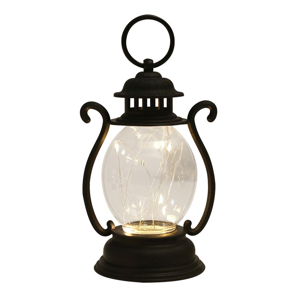 Led Lantern Retro Decorative Hanging Lantern Battery Operated Rustic Lantern