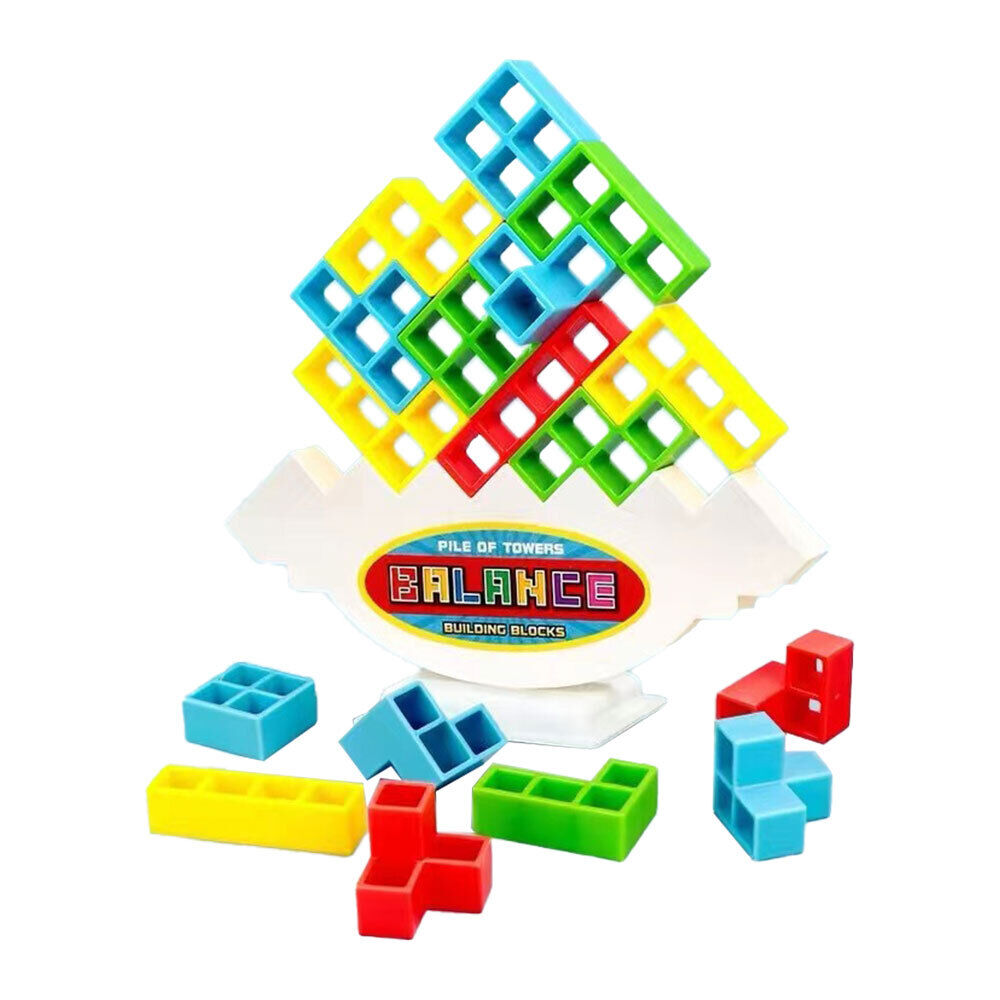 Tetra Tower Game Stacking Blocks Balance Puzzle Assembly Bricks gift 2024