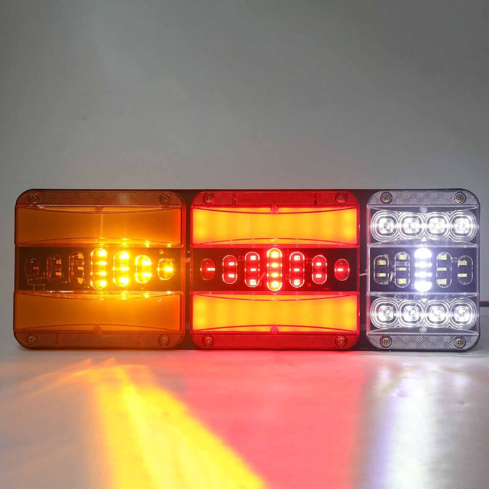 2X Trailer Ute Truck LED Tail Lights Stop Indicator rear LAMP LIGHT 236LEDS