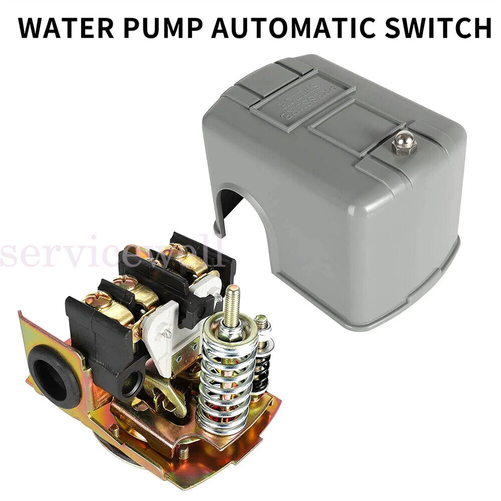 Water Pump Pressure Control Switch 40-60 psi Double Pole 1/4" NPT