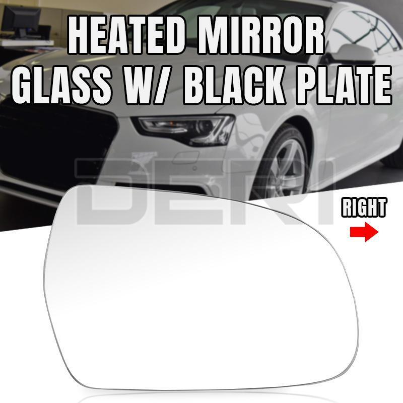 Right Side mirror glass Heated with Backing Plate RH for S4 S5 A3 A4 A5 Quattro