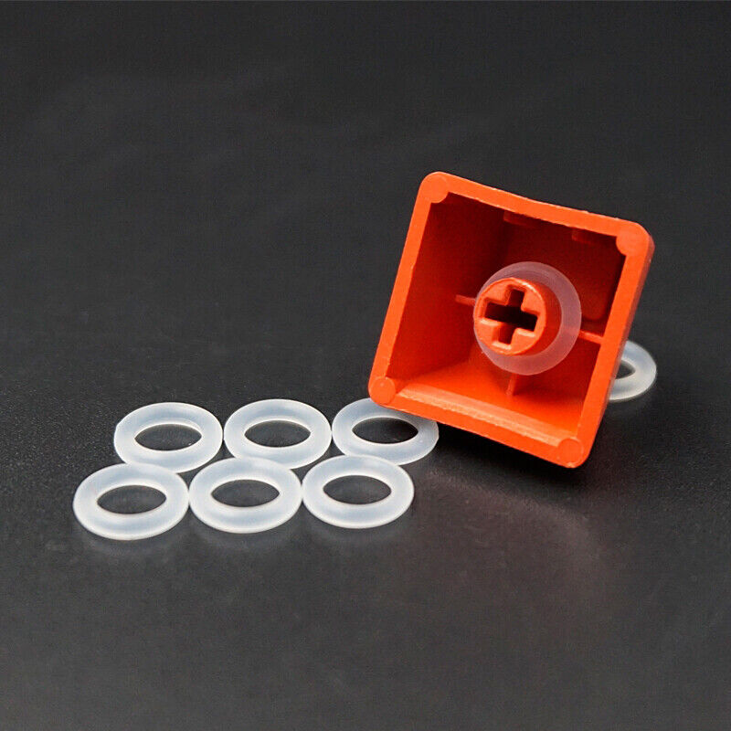 Keycap Rubber O-Ring Keyboard O Rings Switch Dampeners Cherry MX Key Stem 120 Pc