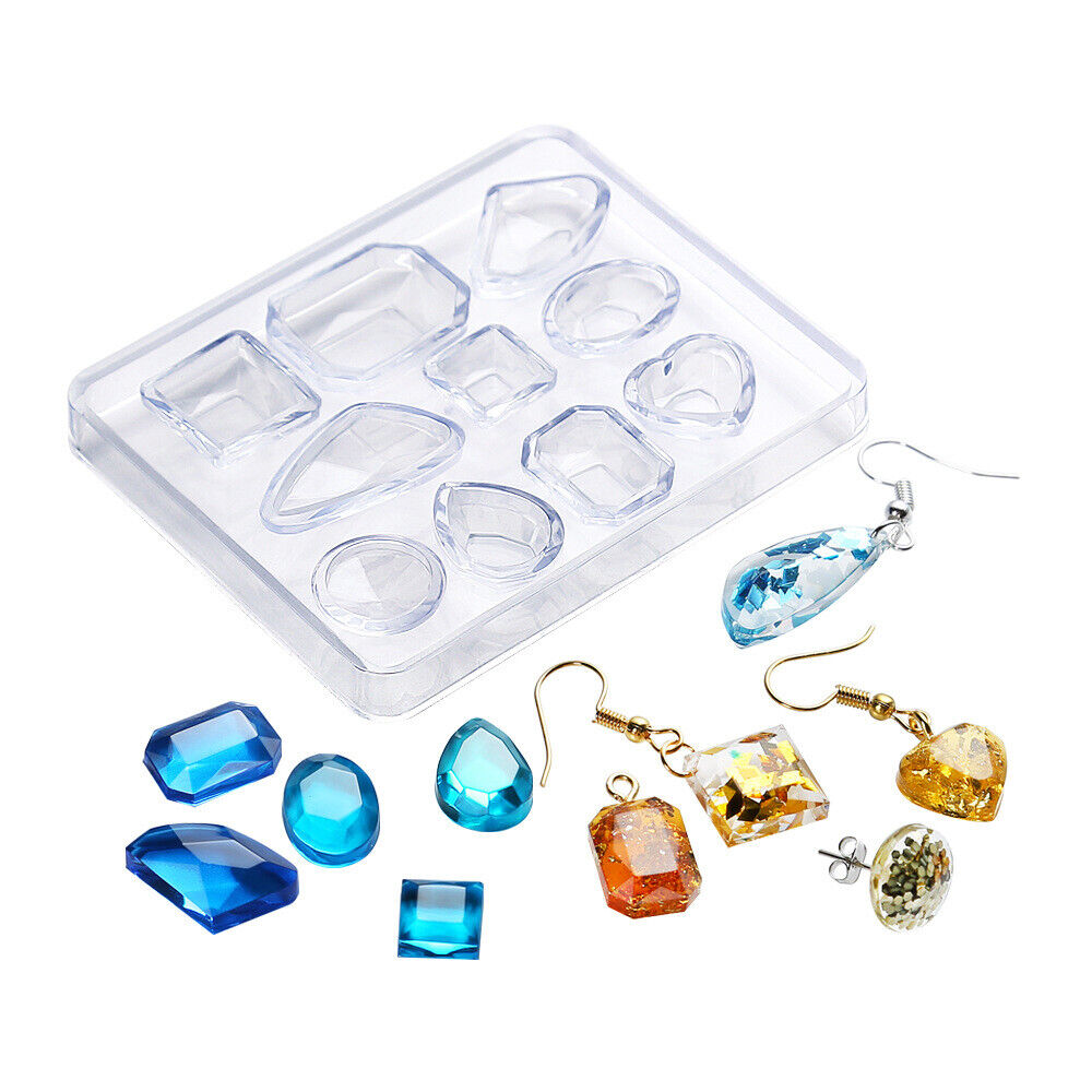 Silicone Resin Mold for Jewelry Earrings Pendant DIY Making Mould Craft Tools