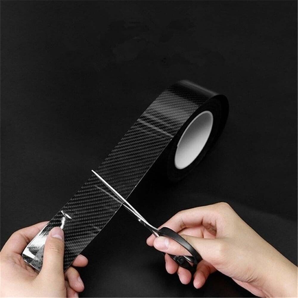 1 x Tape Carbon Fiber Car Sticker Anti Scratch Tape Protector Strip Protect Film