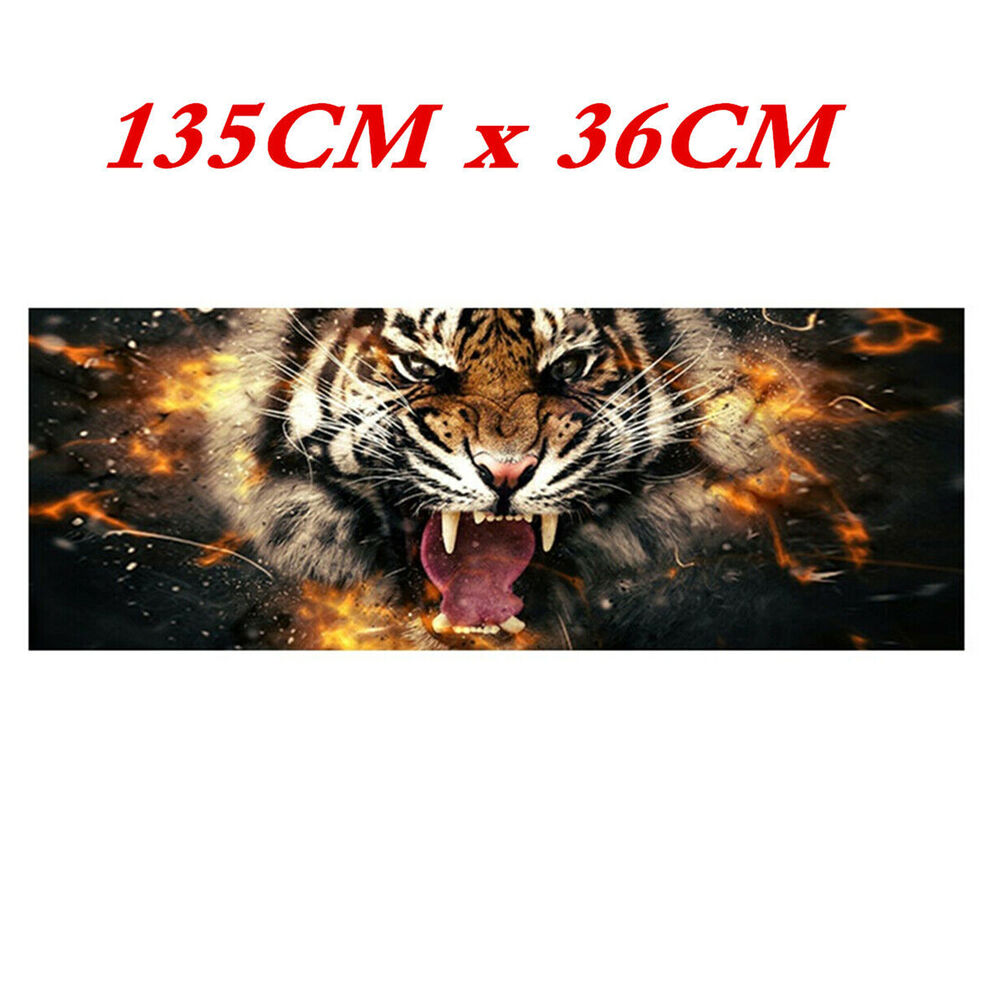 Rear Window Stickers Flame Tiger Head Style Vinyl Graphics Decals For Car Pickup