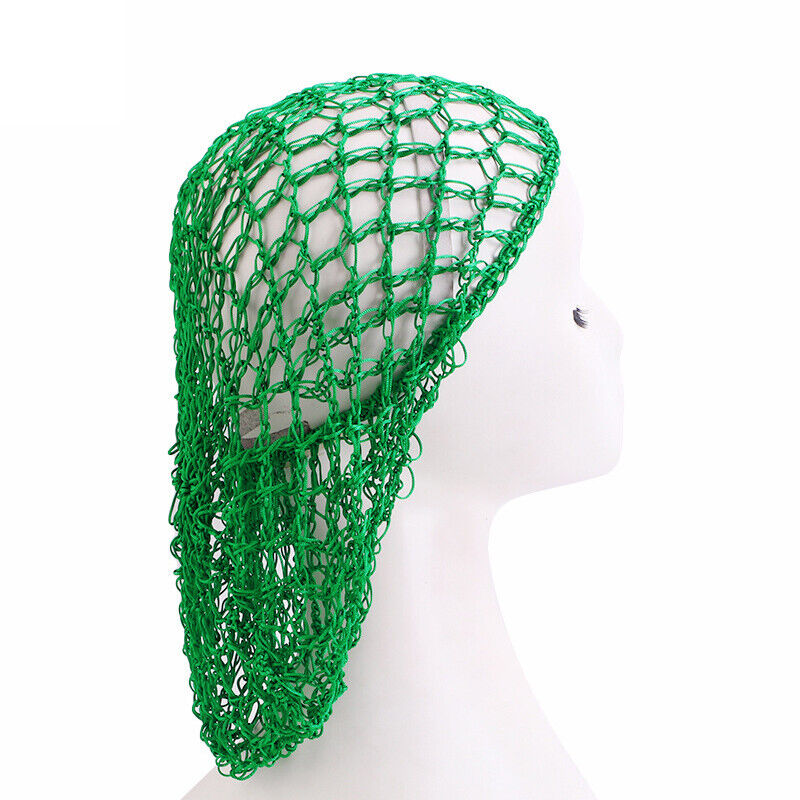 Womens Mesh Hair Net Crochet Cap Solid Hairnet Snood Sleeping Turban Hat Vintage