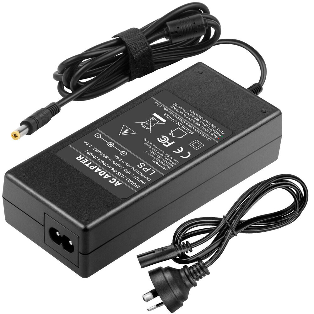 42V 2A Charger Power Adapter for 36V Electric Bike E-bike Scooter Li-ion Battery